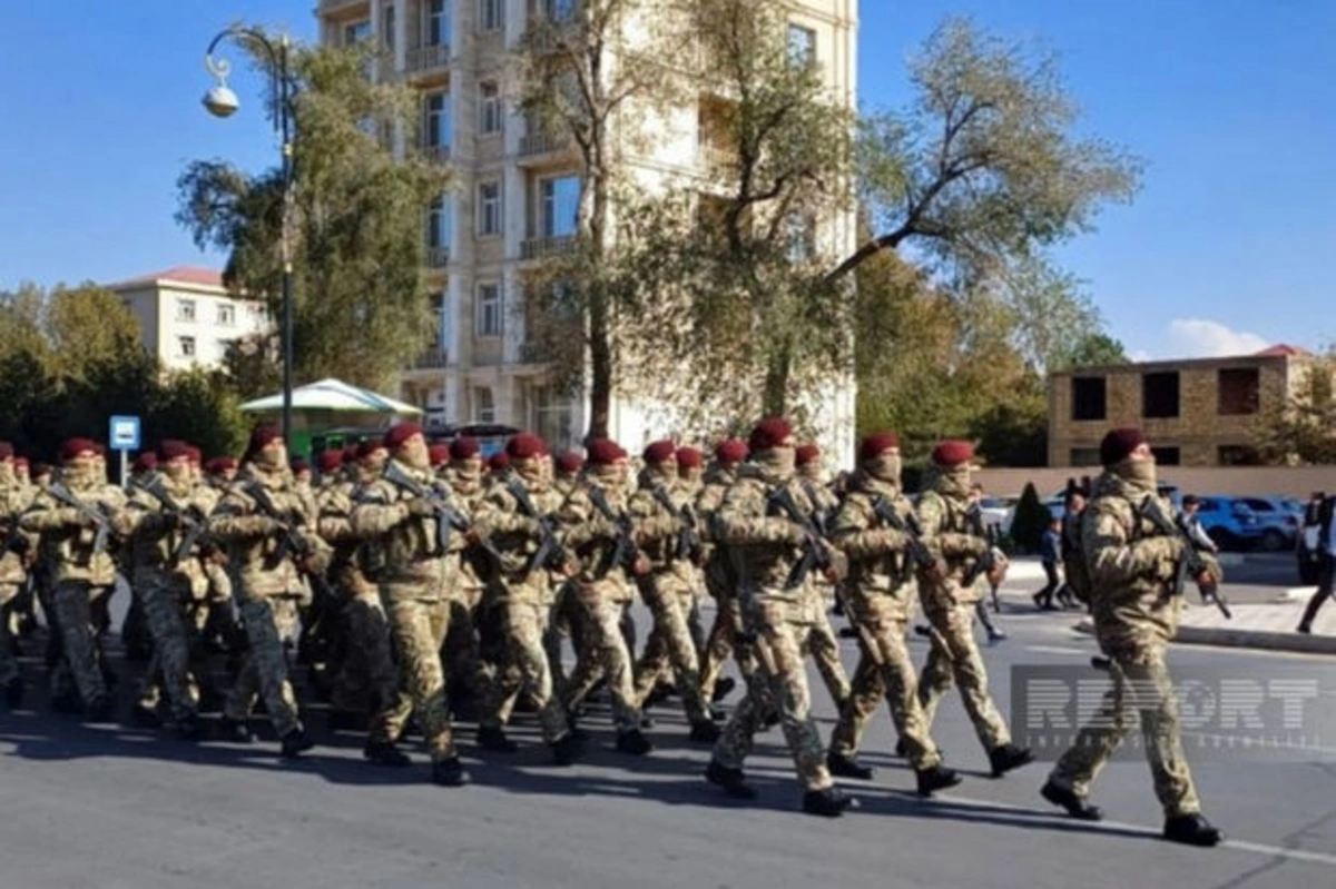 В Нахчыване прошел военный марш - ФОТО/ВИДЕО